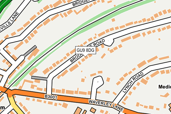 GU9 8DG map - OS OpenMap – Local (Ordnance Survey)