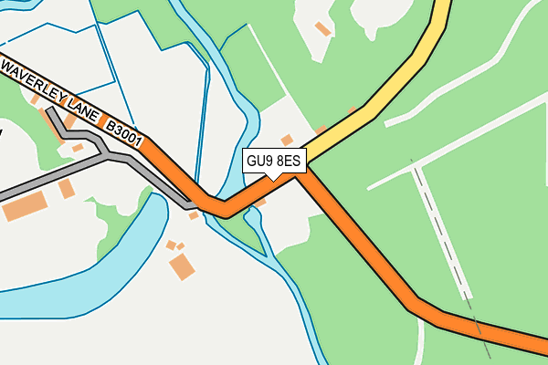 GU9 8ES map - OS OpenMap – Local (Ordnance Survey)