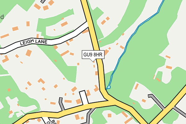 GU9 8HR map - OS OpenMap – Local (Ordnance Survey)