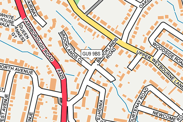 GU9 9BS map - OS OpenMap – Local (Ordnance Survey)