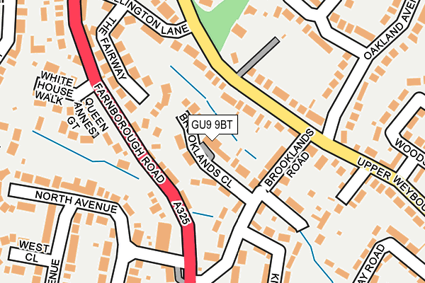 GU9 9BT map - OS OpenMap – Local (Ordnance Survey)