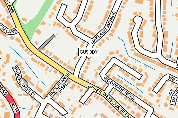 GU9 9DY map - OS OpenMap – Local (Ordnance Survey)