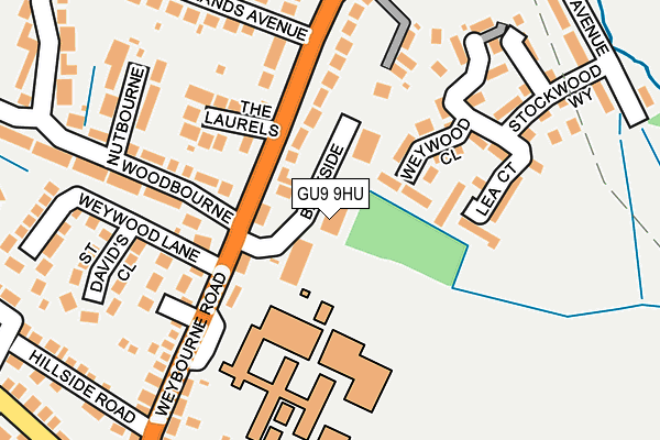 GU9 9HU map - OS OpenMap – Local (Ordnance Survey)