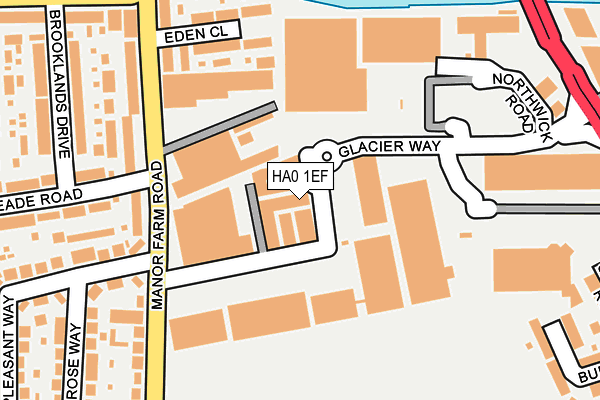 Map of EURO STEAM IRONS LTD at local scale
