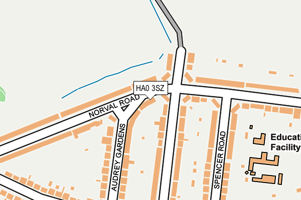 HA0 3SZ map - OS OpenMap – Local (Ordnance Survey)