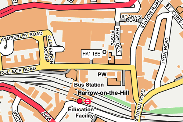 Map of 104 SOUTH HILL PARK LIMITED at local scale