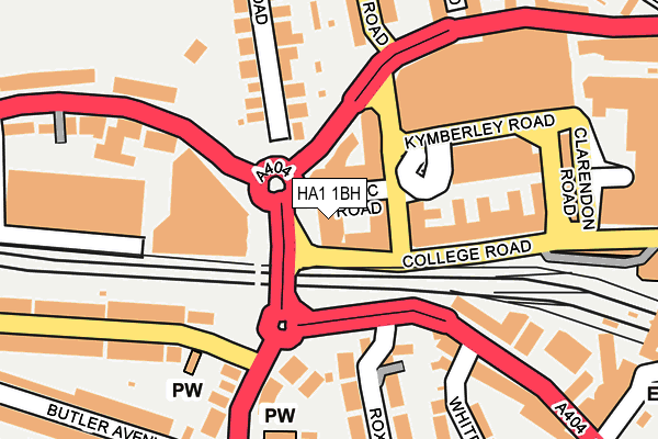 Map of 8 AURIOL ROAD LIMITED at local scale