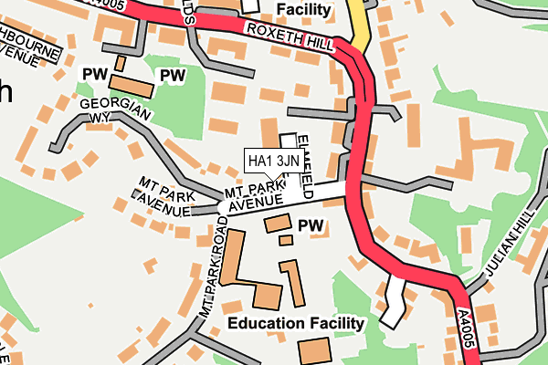 Map of ENZED LTD at local scale