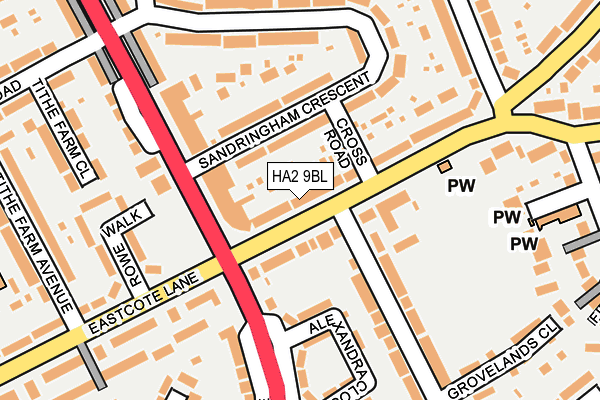 Map of NESAR AMIRZADA LTD at local scale