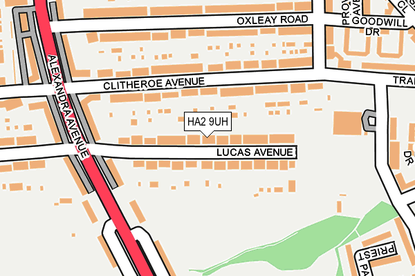 Map of KNOCK2BAG LTD. at local scale