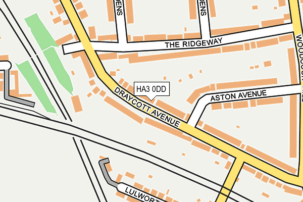 HA3 0DD map - OS OpenMap – Local (Ordnance Survey)