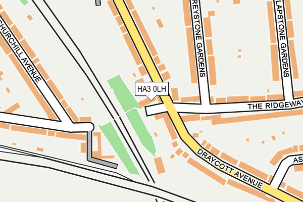 HA3 0LH map - OS OpenMap – Local (Ordnance Survey)