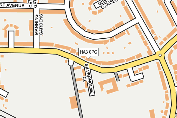 HA3 0PG map - OS OpenMap – Local (Ordnance Survey)