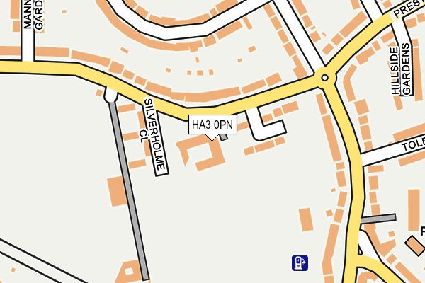 HA3 0PN map - OS OpenMap – Local (Ordnance Survey)