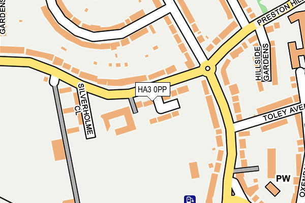 HA3 0PP map - OS OpenMap – Local (Ordnance Survey)