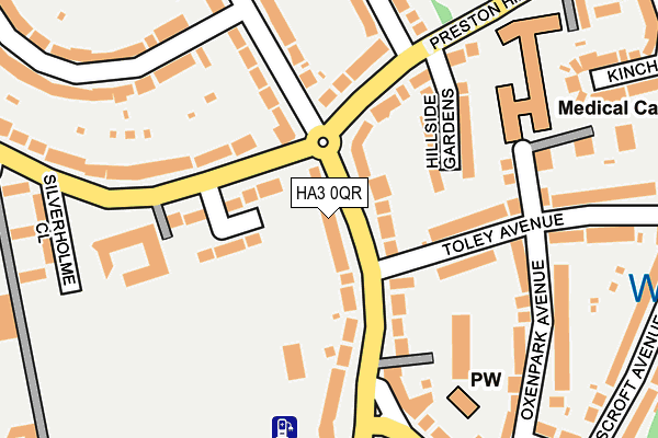 HA3 0QR map - OS OpenMap – Local (Ordnance Survey)