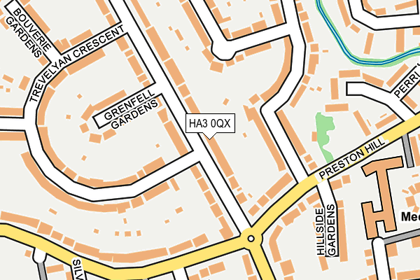 HA3 0QX map - OS OpenMap – Local (Ordnance Survey)