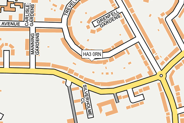 HA3 0RN map - OS OpenMap – Local (Ordnance Survey)