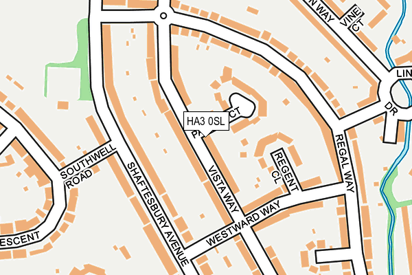 HA3 0SL map - OS OpenMap – Local (Ordnance Survey)