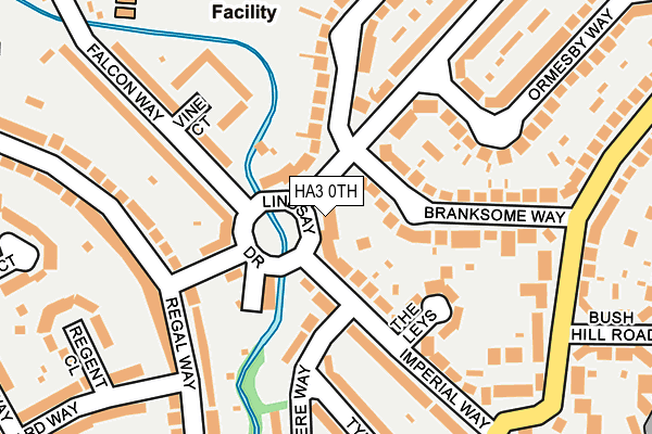 HA3 0TH map - OS OpenMap – Local (Ordnance Survey)