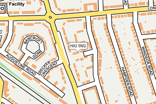 HA3 5NQ map - OS OpenMap – Local (Ordnance Survey)