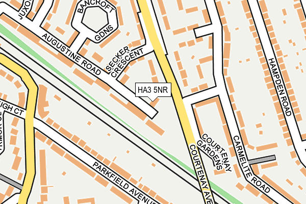 HA3 5NR map - OS OpenMap – Local (Ordnance Survey)