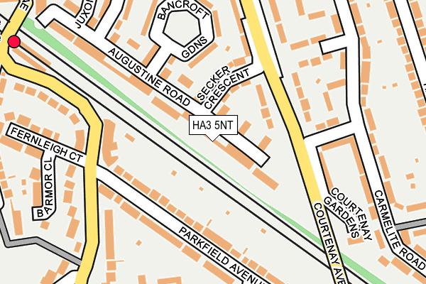 HA3 5NT map - OS OpenMap – Local (Ordnance Survey)