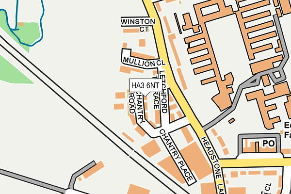 HA3 6NT map - OS OpenMap – Local (Ordnance Survey)
