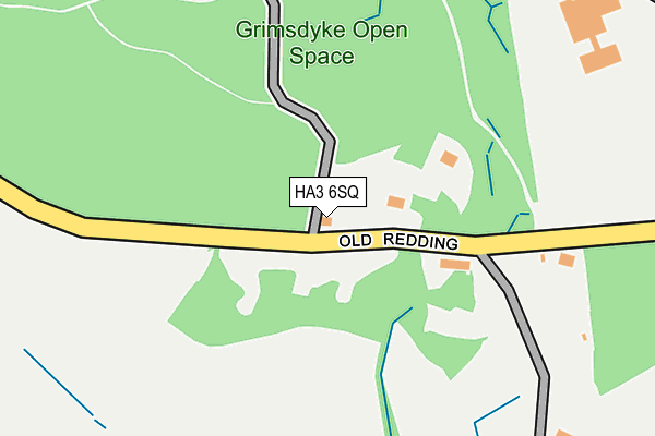 HA3 6SQ map - OS OpenMap – Local (Ordnance Survey)