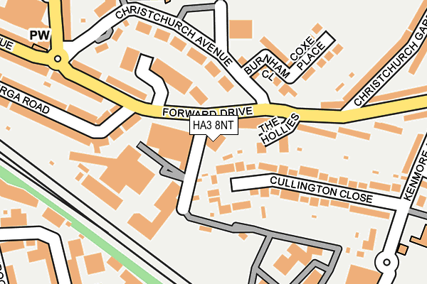HA3 8NT map - OS OpenMap – Local (Ordnance Survey)