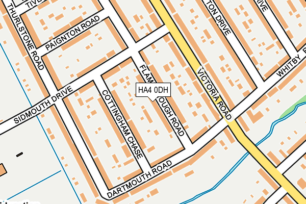 HA4 0DH map - OS OpenMap – Local (Ordnance Survey)