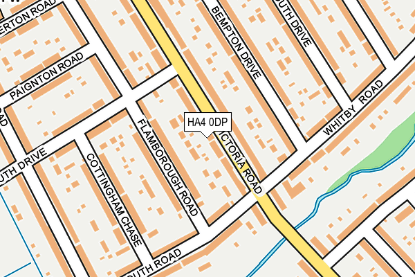 HA4 0DP map - OS OpenMap – Local (Ordnance Survey)