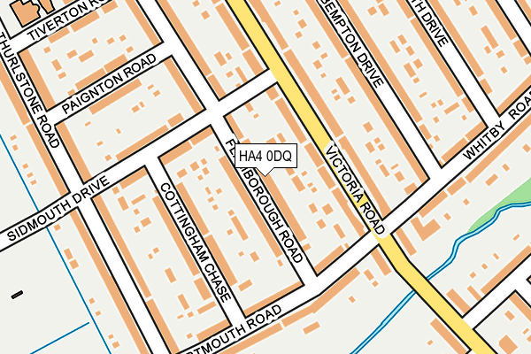 HA4 0DQ map - OS OpenMap – Local (Ordnance Survey)