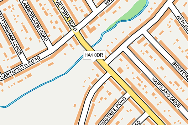 HA4 0DR map - OS OpenMap – Local (Ordnance Survey)