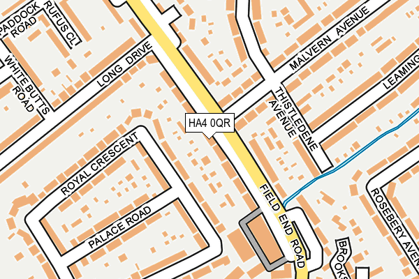 HA4 0QR map - OS OpenMap – Local (Ordnance Survey)