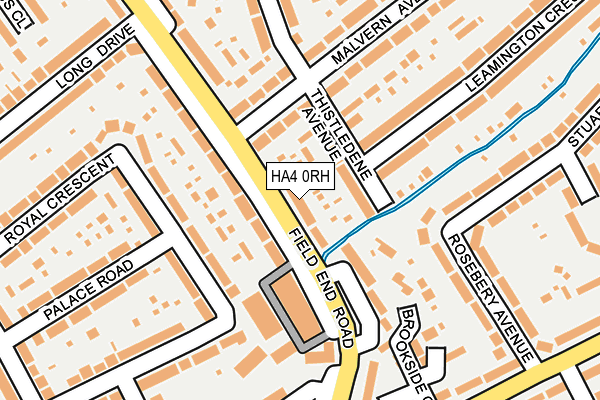 HA4 0RH map - OS OpenMap – Local (Ordnance Survey)