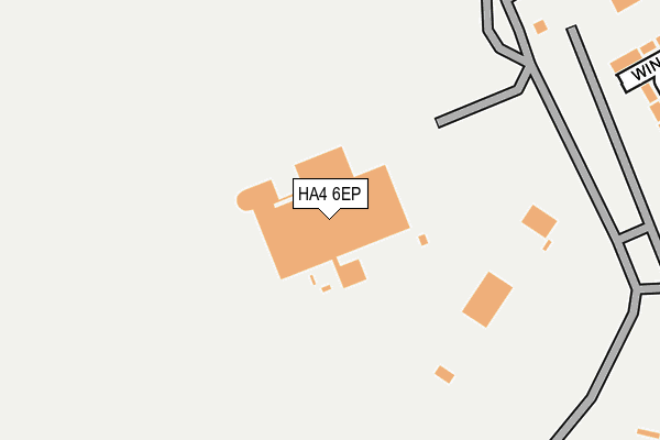 HA4 6EP map - OS OpenMap – Local (Ordnance Survey)
