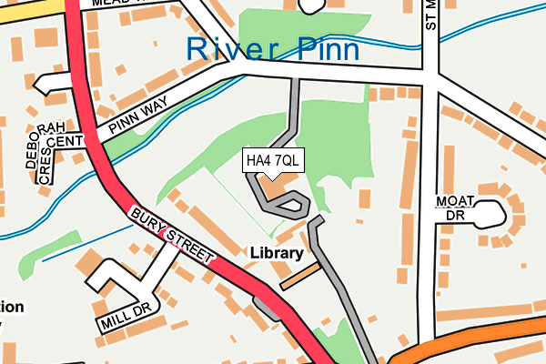 HA4 7QL map - OS OpenMap – Local (Ordnance Survey)