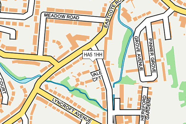 HA5 1HH map - OS OpenMap – Local (Ordnance Survey)