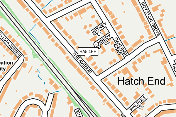 HA5 4EH map - OS OpenMap – Local (Ordnance Survey)