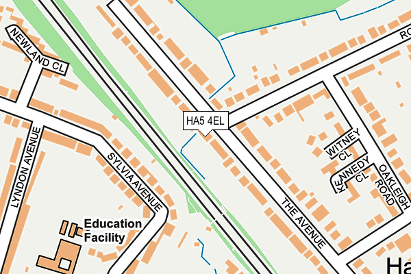 Map of CENTRAL LEICESTER LTD at local scale