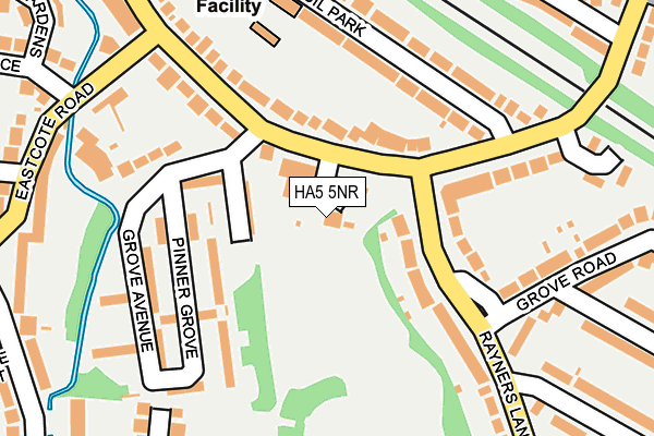 HA5 5NR map - OS OpenMap – Local (Ordnance Survey)