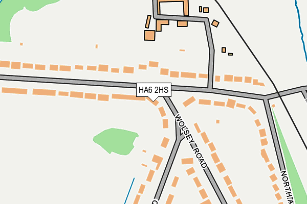 HA6 2HS map - OS OpenMap – Local (Ordnance Survey)