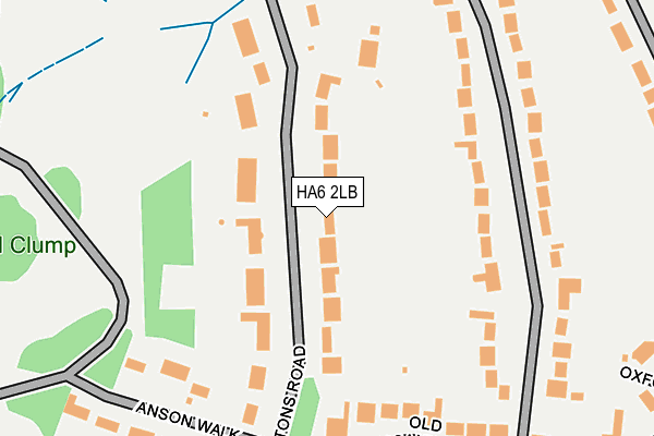 HA6 2LB map - OS OpenMap – Local (Ordnance Survey)