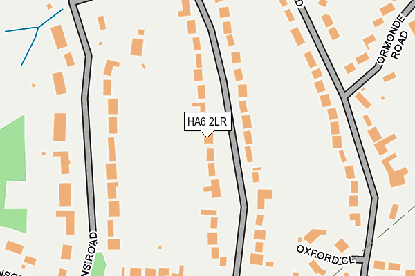 HA6 2LR map - OS OpenMap – Local (Ordnance Survey)