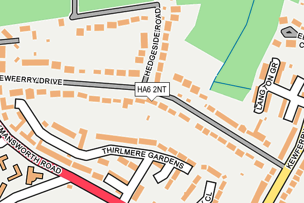 HA6 2NT map - OS OpenMap – Local (Ordnance Survey)