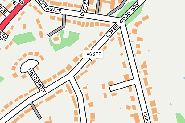 HA6 2TP map - OS OpenMap – Local (Ordnance Survey)