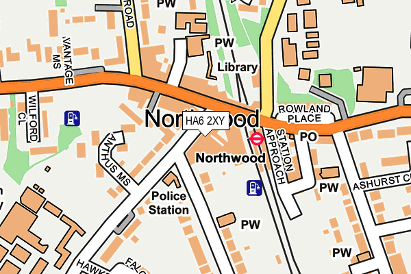 Map of TOWNSENDS (NORTHWOOD) LIMITED at local scale