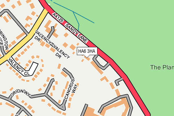 HA6 3HA map - OS OpenMap – Local (Ordnance Survey)