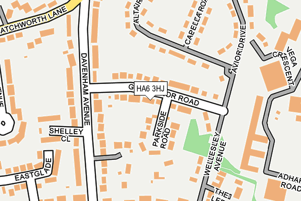 HA6 3HJ map - OS OpenMap – Local (Ordnance Survey)